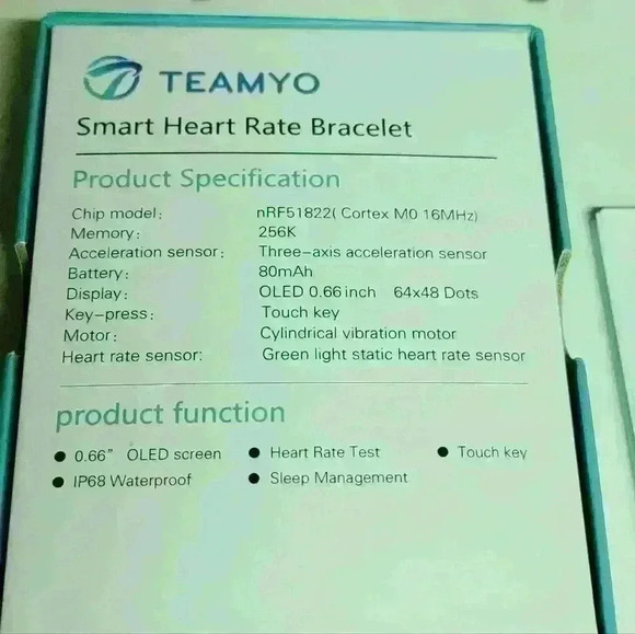 Teamyo Smart Heart Rate Bracelet - Picture 4 of 4